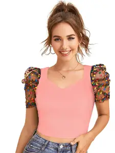Fashion Care Sweetheart Neck Top