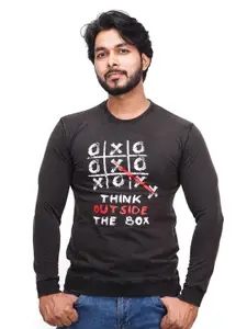 SANDCLOCK Men Printed Cotton Sweatshirt