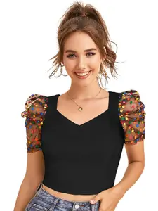 Fashion Care Women Solid Regular Crop Top