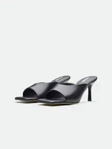 Oroh Women Leather Open Toe Stiletto Sandals