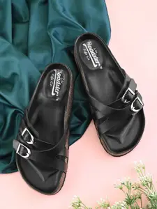 The Roadster Lifestyle Co. Women Solid Regular Open Toe Flats