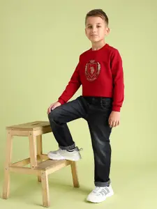 U.S. Polo Assn. Kids Boys Relaxed Fit Light Fade Stretchable Jeans