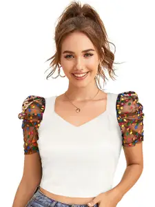 Fashion Care Sweetheart Neck Top
