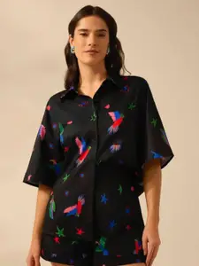 CORSICA Women Comfort Floral Printed Casual Shirt