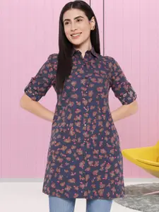 DressBerry Women Classic Printed Casual Shirt