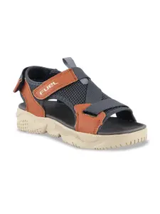 FUEL Men Textured Sports Sandals