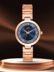 DressBerry Women Embellished Stainless Steel Straps Analogue Watch DB-028-Blue