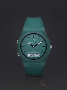 CARLINGTON Men Dial & Straps Analogue and Digital Multi Function Watch Endurance 9145 Teal