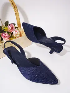 Froh Feet Women Embellished Party Kitten Sandals