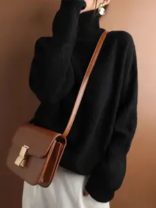 StyleCast Women Self Design Pullover Sweaters