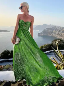 StyleCast x Revolte Fit & Flare Maxi Dress