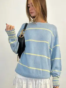StyleCast x Revolte Women Striped Pullover Sweater