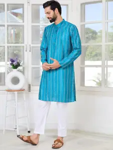 See Designs Men Embellished Festive Straight Kurta