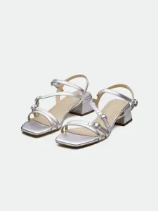 Oroh Leather Party Block Sandals