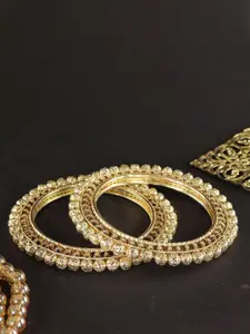 LAVAZZA Set Of 2 Kada Antique Bangles