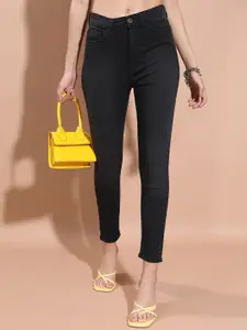Tokyo Talkies Women Skinny Fit Mid-Rise Light Fade Stretchable Jeans