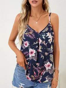 StyleCast Floral Print Top