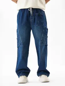 Snitch Men Relaxed Fit Mid-Rise Jeans