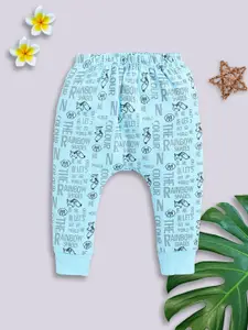 YK X Tinyo Infant Boys Mid-Rise Printed Cotton Diaper Pants