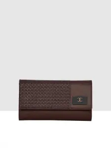 ESBEDA Women Woven Design PU Two Fold Wallet