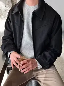 StyleCast Men Checked Long Sleeves Tailored Jacket