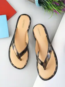 CORSICA Women SolidOpen Toe Flats