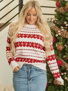 StyleCast Women Round Neck Pullover Sweater