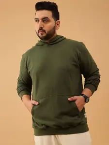 UNSTD Men Plus Size Textured Hoodie Sweatshirt