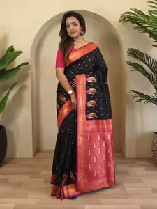 Anouk Woven Design Zari Paithani Saree
