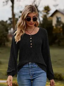 StyleCast x Revolte Women Ribbed Pullover Sweater