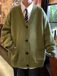 StyleCast x Revolte Men Woollen Cardigan