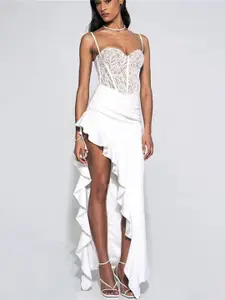 StyleCast x Revolte Shoulder Straps Maxi Dress