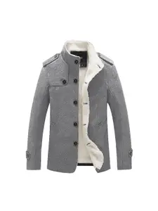 StyleCast x Revolte Men Stand Collar Cotton Insulator Tailored Jacket