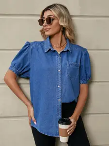 StyleCast Women Opaque Casual Shirt