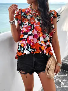 StyleCast Women Floral Printed Round Neck Top