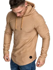 StyleCast x Revolte Men Solid Hood Cotton Pullover Sweatshirt