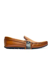 MICHEAL FERAAS Men Leather Driving Shoes