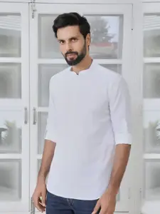 See Designs Men Solid Kurta Straight  Above knee Regular Cotton Kurta