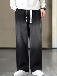 StyleCast x Revolte Men Wide Leg Medium Shade Jeans