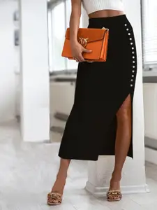 StyleCast Black Pencil Midi Skirts