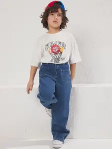 Trendyol Boys Regular Fit Mid-Rise Light Fade Jeans
