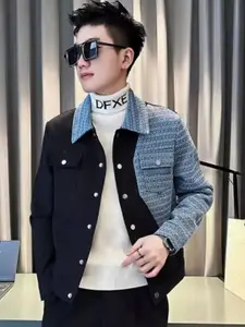 StyleCast x Revolte Men Colourblocked Insulator Tailored Jacket