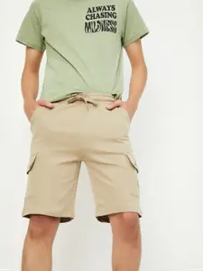 max Boys Mid-Rise Mid-Rise Above Knee Shorts