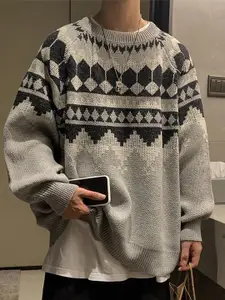 StyleCast x Revolte Men Cable Knit Pullover