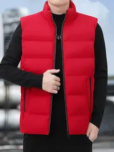 StyleCast x Revolte Men Stand Collar Sleeveless Padded Jacket