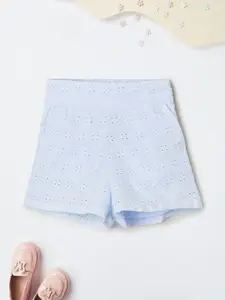 max Girls Cotton Regular Fit Shorts