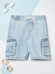 max Boys Regular Fit Cargo Shorts