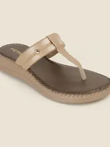 Metro Women T-Strap Flats