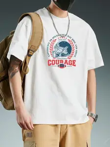 StyleCast Men Printed Round Neck Cotton T-shirt