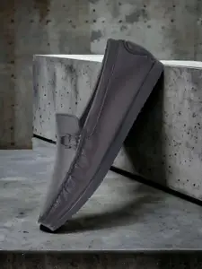 MICHEAL FERAAS Men Leather Driving Shoes